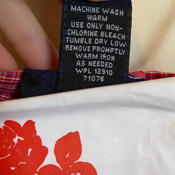 Plaid Collared Blouse - Picture 4 of 8